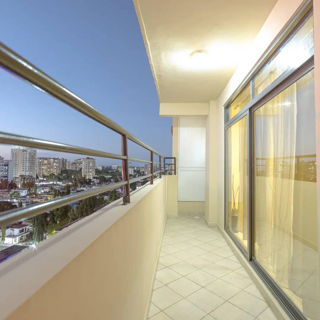 Balcony city view