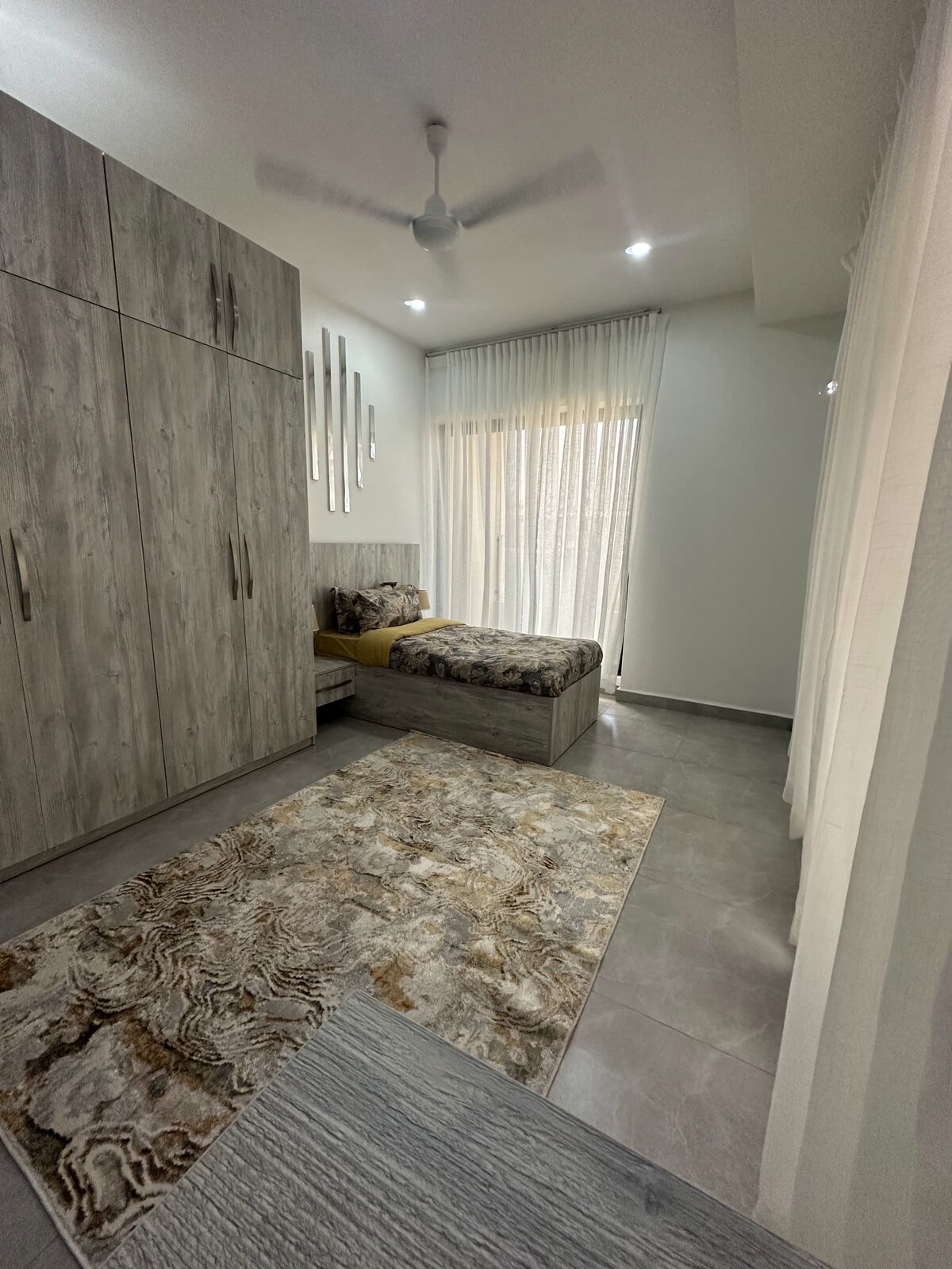 Bedroom with wardrobe